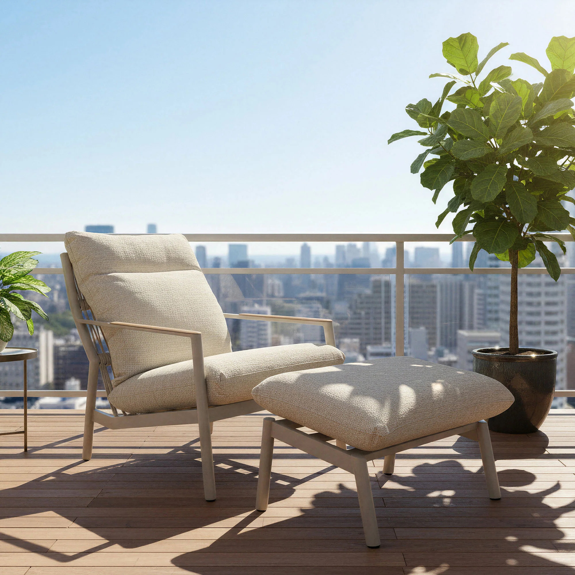 Chaise Palmas avec repose-pieds - Image 2