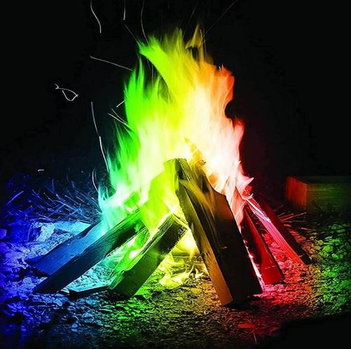 Jeu de couleur pour le feu