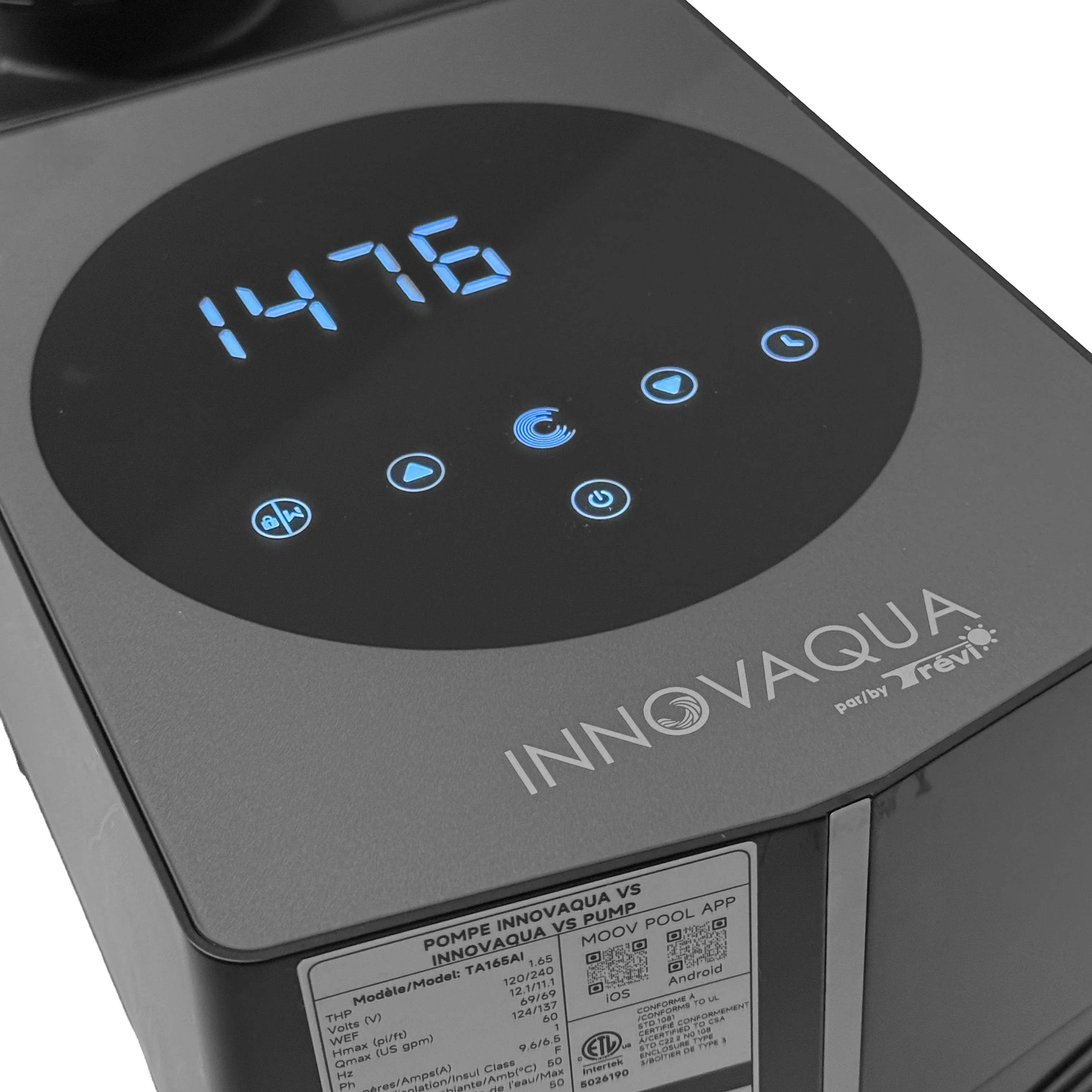 Pompe à vitesse variable intelligente de piscine creusée - Innovaqua Ai Inverter 1.65 HP - Image 3